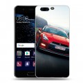 Дизайнерский пластиковый чехол для Huawei P10 Nissan