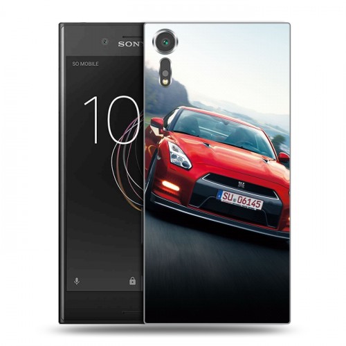 Дизайнерский пластиковый чехол для Sony Xperia XZs Nissan