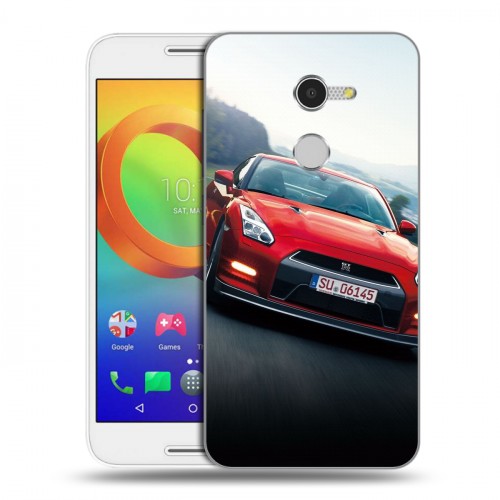 Дизайнерский силиконовый чехол для Alcatel A3 Nissan