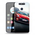 Дизайнерский силиконовый чехол для ZTE Blade V8C Nissan