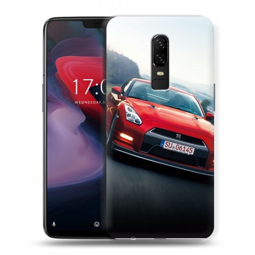 Дизайнерский пластиковый чехол для OnePlus 6 Nissan