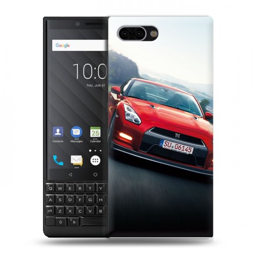 Дизайнерский пластиковый чехол для BlackBerry KEY2 Nissan