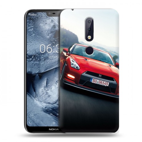 Дизайнерский пластиковый чехол для Nokia 6.1 Plus Nissan