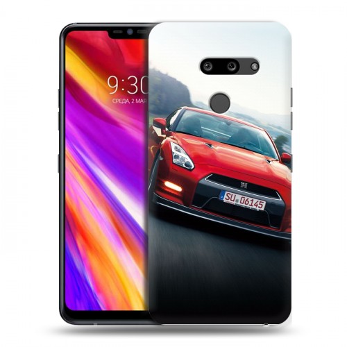 Дизайнерский пластиковый чехол для LG G8 ThinQ Nissan