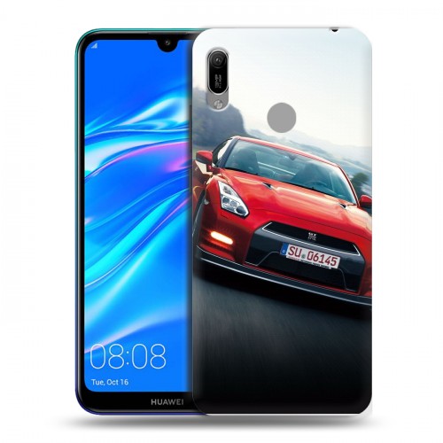 Дизайнерский пластиковый чехол для Huawei Y6 (2019) Nissan