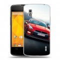 Дизайнерский пластиковый чехол для LG Google Nexus 4 Nissan