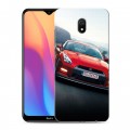 Дизайнерский силиконовый с усиленными углами чехол для Xiaomi RedMi 8A Nissan