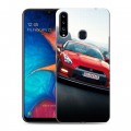 Дизайнерский пластиковый чехол для Samsung Galaxy A20s Nissan