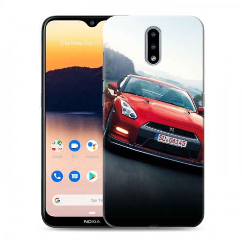 Дизайнерский силиконовый с усиленными углами чехол для Nokia 2.3 Nissan