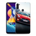 Дизайнерский пластиковый чехол для Samsung Galaxy M11 Nissan