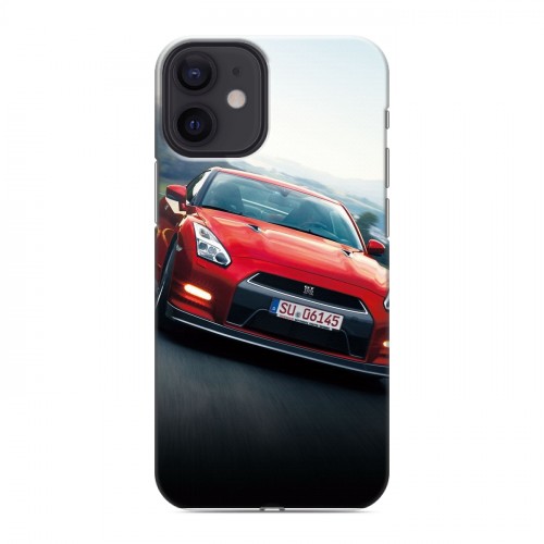 Дизайнерский пластиковый чехол для Iphone 12 Mini Nissan