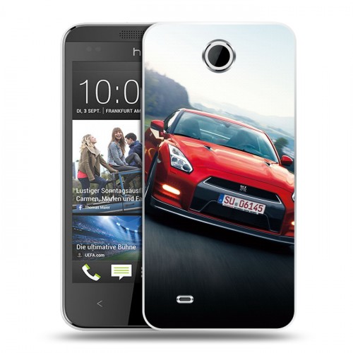 Дизайнерский пластиковый чехол для HTC Desire 300 Nissan