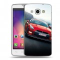 Дизайнерский пластиковый чехол для LG L60 Nissan