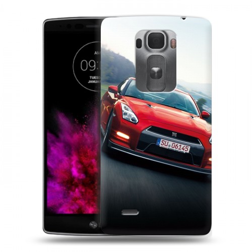 Дизайнерский пластиковый чехол для LG G Flex 2 Nissan