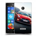 Дизайнерский пластиковый чехол для Microsoft Lumia 435 Nissan