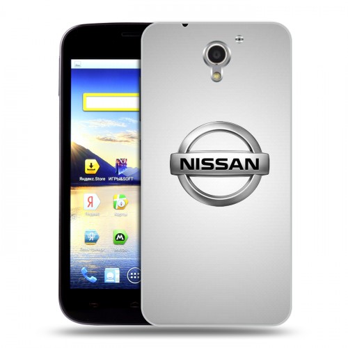 Дизайнерский пластиковый чехол для ZTE Blade A510 Nissan