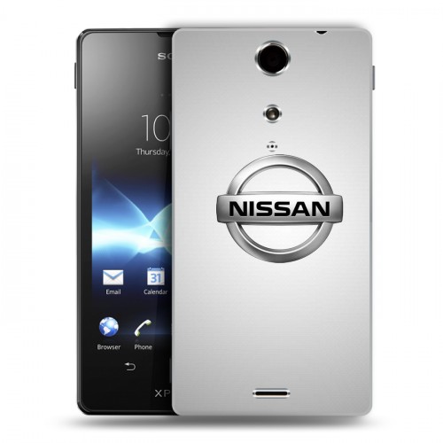 Дизайнерский пластиковый чехол для Sony Xperia TX Nissan