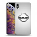 Дизайнерский силиконовый чехол для Iphone Xs Max Nissan