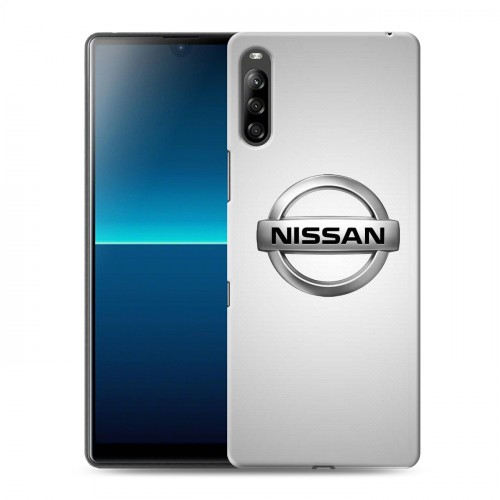 Дизайнерский силиконовый с усиленными углами чехол для Sony Xperia L4 Nissan