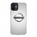 Дизайнерский силиконовый с усиленными углами чехол для Iphone 12 Mini Nissan