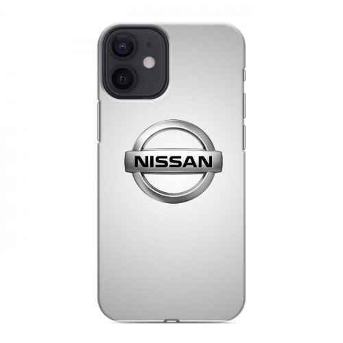 Дизайнерский силиконовый с усиленными углами чехол для Iphone 12 Mini Nissan