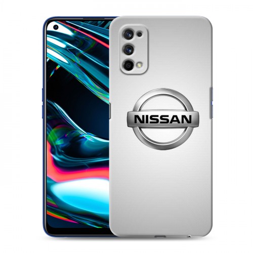 Дизайнерский силиконовый с усиленными углами чехол для Realme 7 Pro Nissan