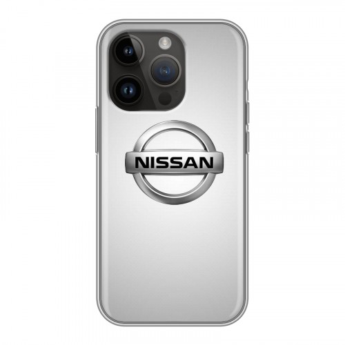 Дизайнерский силиконовый чехол для Iphone 14 Pro Nissan