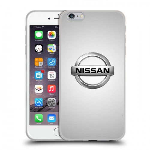 Дизайнерский силиконовый чехол для Iphone 6 Plus/6s Plus Nissan