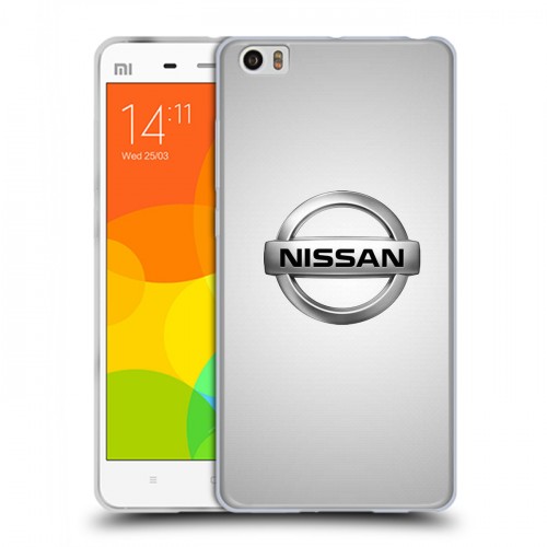 Дизайнерский силиконовый чехол для Xiaomi Mi Note Nissan