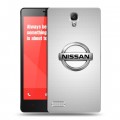 Дизайнерский силиконовый чехол для Xiaomi RedMi Note Nissan