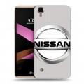 Дизайнерский пластиковый чехол для LG X Style Nissan