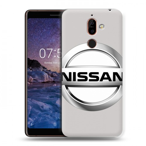 Дизайнерский пластиковый чехол для Nokia 7 Plus Nissan