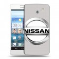 Дизайнерский пластиковый чехол для Huawei Ascend D2 Nissan