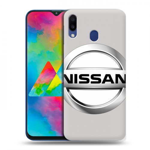 Дизайнерский пластиковый чехол для Samsung Galaxy M20 Nissan