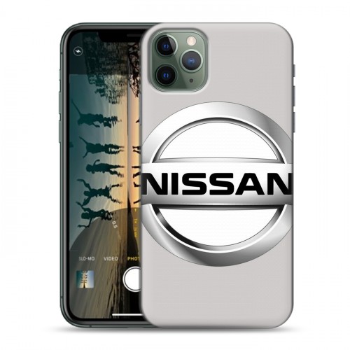 Дизайнерский пластиковый чехол для Iphone 11 Pro Nissan