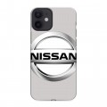 Дизайнерский силиконовый с усиленными углами чехол для Iphone 12 Mini Nissan