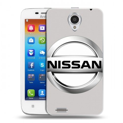 Дизайнерский пластиковый чехол для Lenovo S650 Ideaphone Nissan