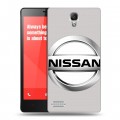 Дизайнерский силиконовый чехол для Xiaomi RedMi Note Nissan