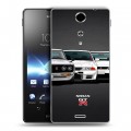 Дизайнерский пластиковый чехол для Sony Xperia TX Nissan