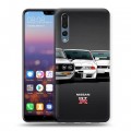 Дизайнерский силиконовый с усиленными углами чехол для Huawei P20 Pro Nissan