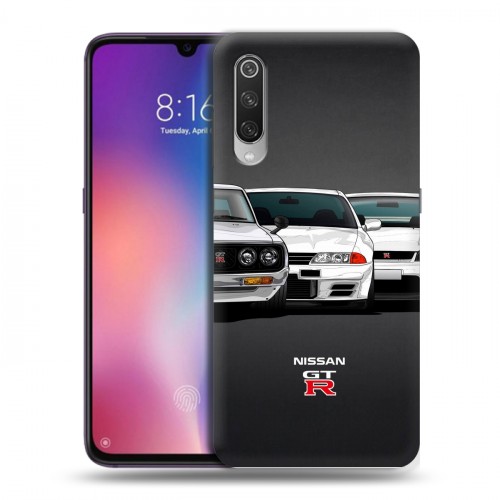 Дизайнерский силиконовый с усиленными углами чехол для Xiaomi Mi9 Nissan