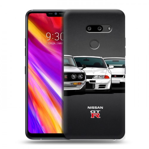 Дизайнерский пластиковый чехол для LG G8 ThinQ Nissan