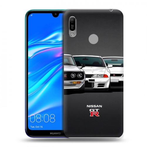 Дизайнерский пластиковый чехол для Huawei Y6 (2019) Nissan