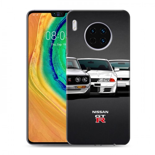 Дизайнерский пластиковый чехол для Huawei Mate 30 Nissan