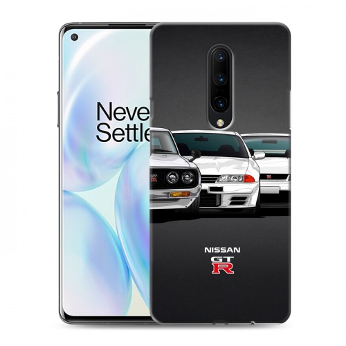 Дизайнерский силиконовый чехол для OnePlus 8 Nissan