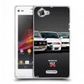 Дизайнерский пластиковый чехол для Sony Xperia L Nissan