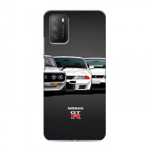 Дизайнерский пластиковый чехол для Xiaomi Poco M3 Nissan