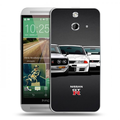 Дизайнерский пластиковый чехол для HTC One E8 Nissan