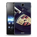 Дизайнерский пластиковый чехол для Sony Xperia TX Porsche