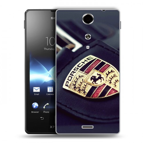 Дизайнерский пластиковый чехол для Sony Xperia TX Porsche